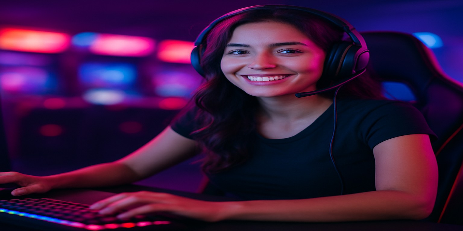 tk777-এ গেম উপভোগ করছে একজন নারী